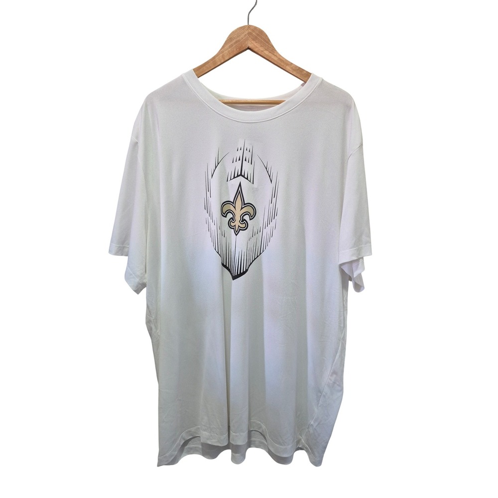 Nike Dri-FIT New Orleans Saints‎ NFL T-Shirt Mens 3XL Football Tee